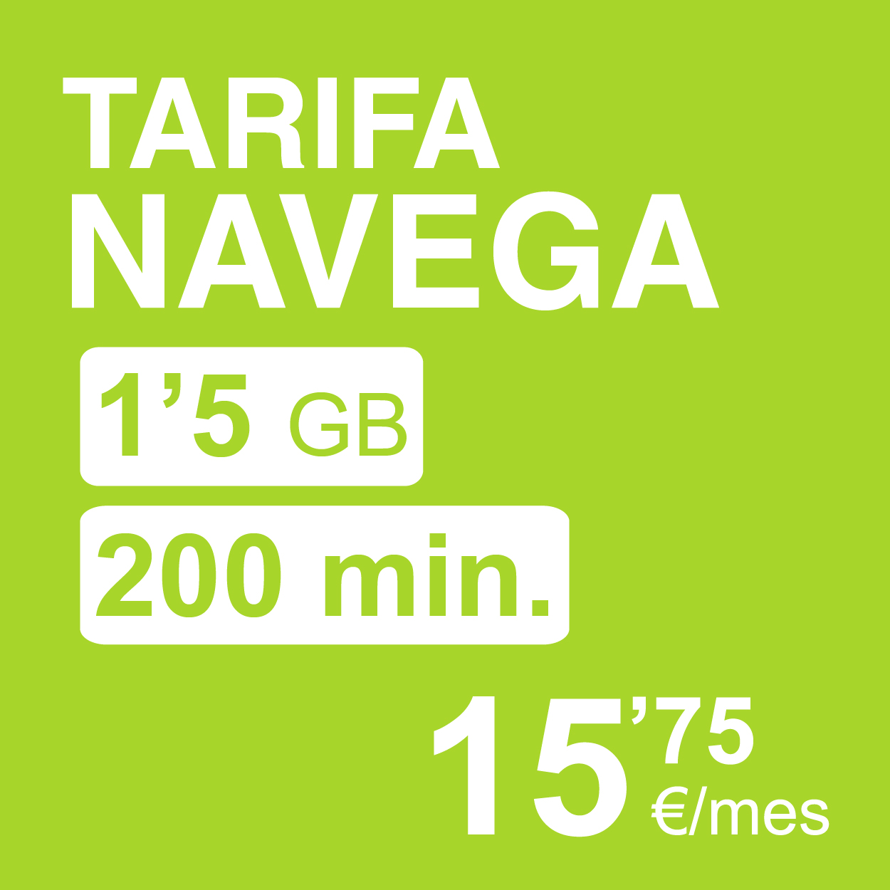 Tarifa Navega de Ipo